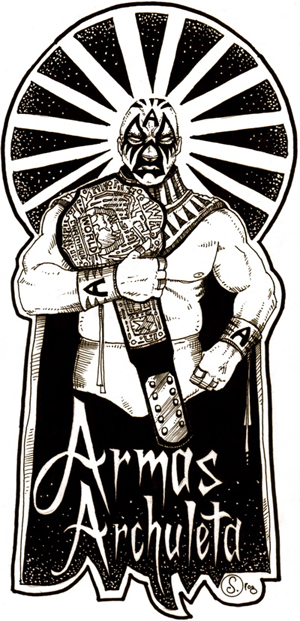 Armas Archuleta, drawn by Cody Schibi